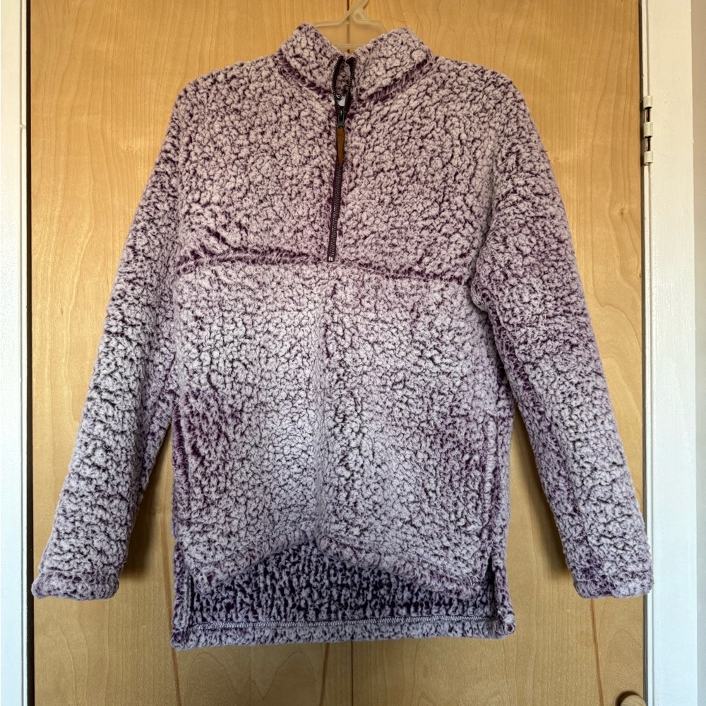 Like New Sherpa Quarter Zip, xs